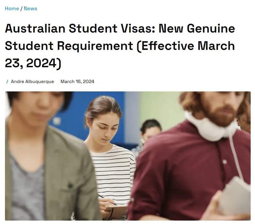 澳洲留学| 签证新政已生效！澳八大留学生数量不降反增？